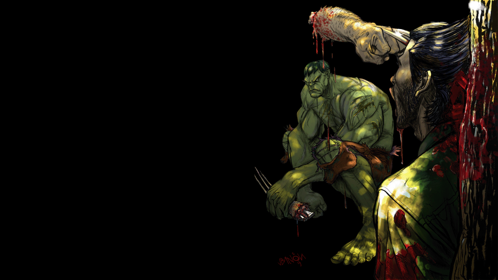 Hulk Vs Wolverine Wallpaper Pictures