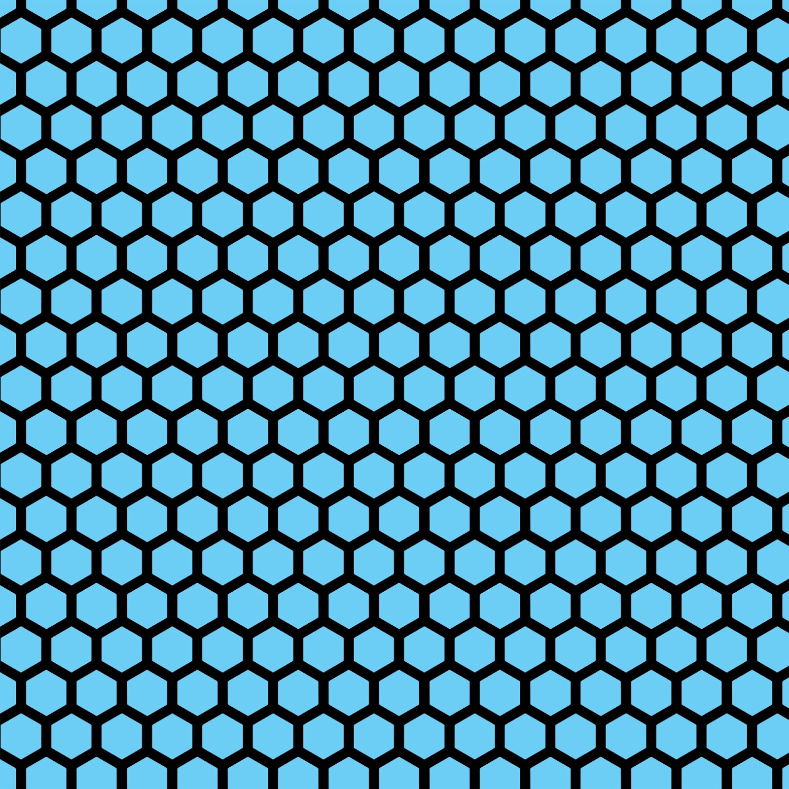 Hexagon Pattern Wallpaper Blue Colorful Hues
