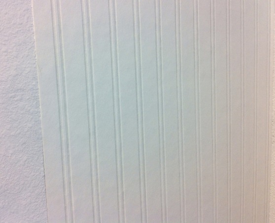 Beadboard Wallpaper On Wall