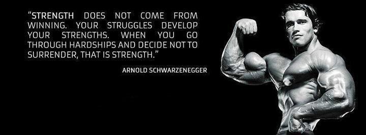 Arnold Schwarzenegger Motivational Wallpaper On Strength The