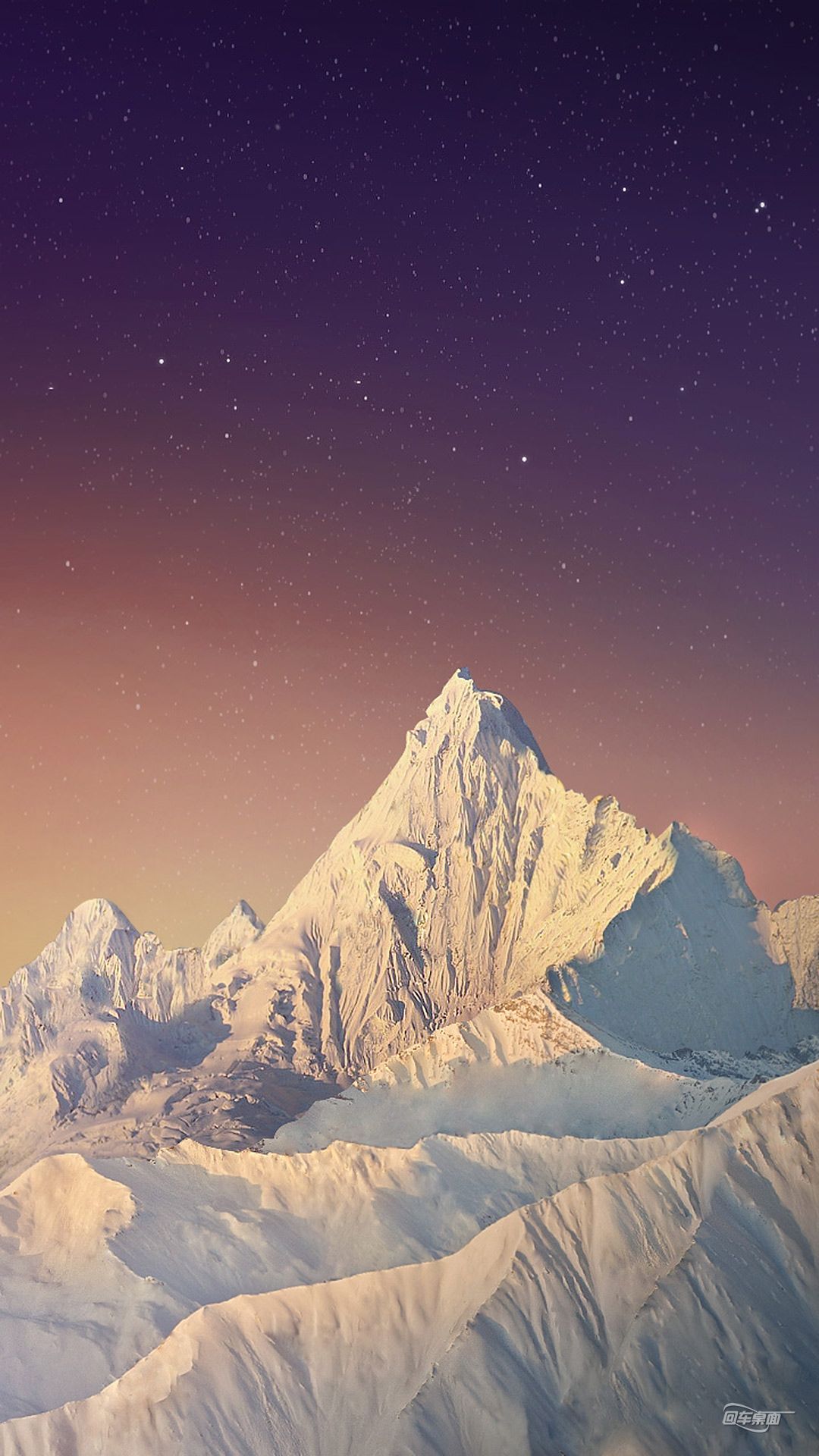 Snowy Mountain iPhone Wallpaper