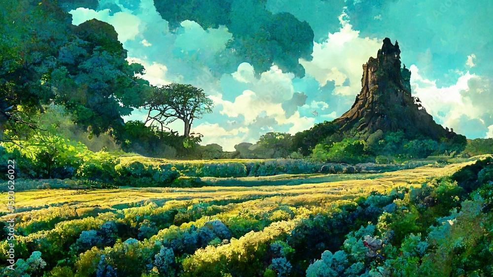 🔥 [47+] Studio Ghibli Landscape Wallpapers 