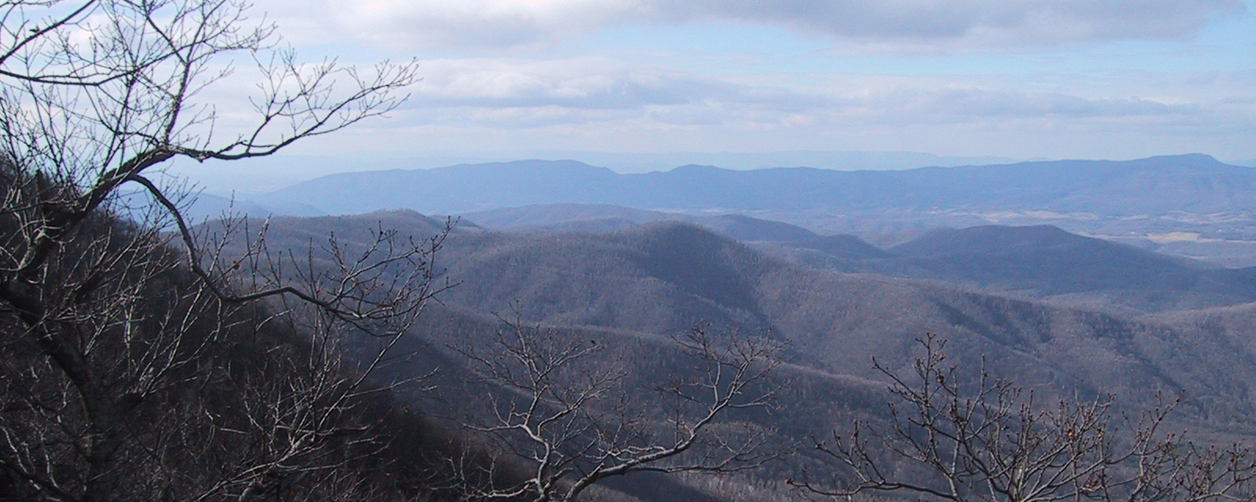 Camera In The Appalachian Mountains Along Blue Ridge Parkway