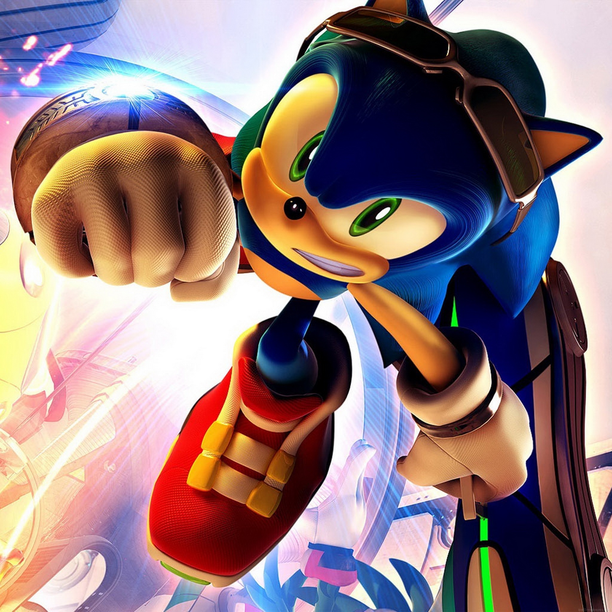 Sonic Riders Zero Gravity iPad Wallpaper Background