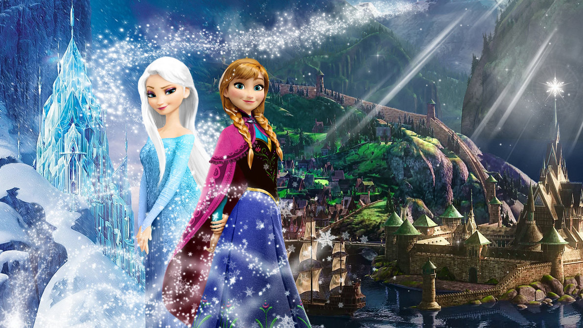 Frozen   1920x1080 Elsa and Anna of Arendelle by CoGraphiC on 1191x670