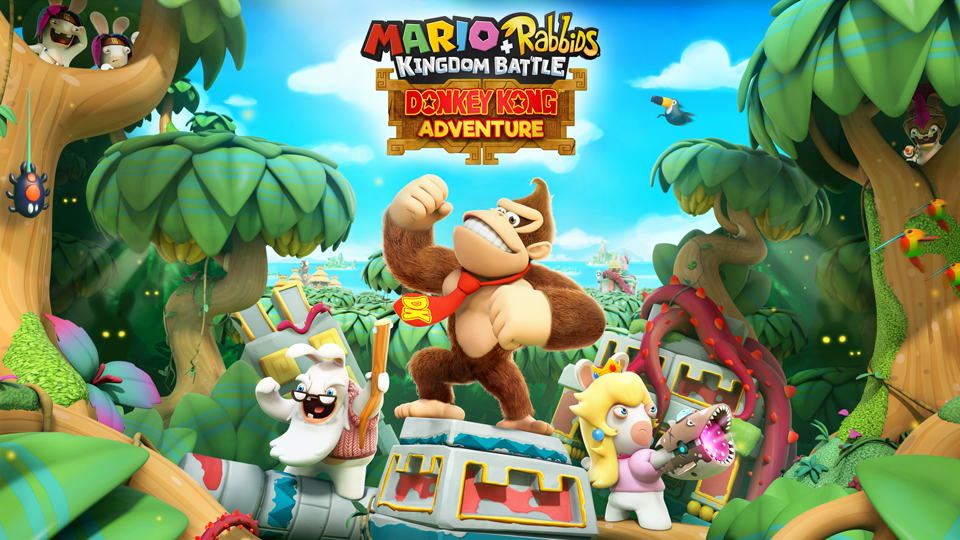 Mario Rabbids Kingdom Battle Donkey Kong Adventure Releases On