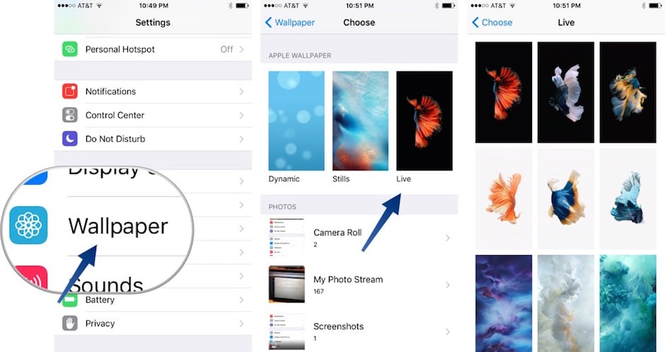 How to enable Live Wallpapers on your iPhone and iPhone Plus