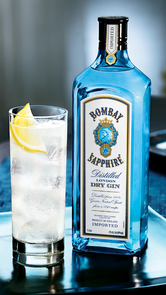 Bombay Sapphire Gin Wallpaper For iPhone X