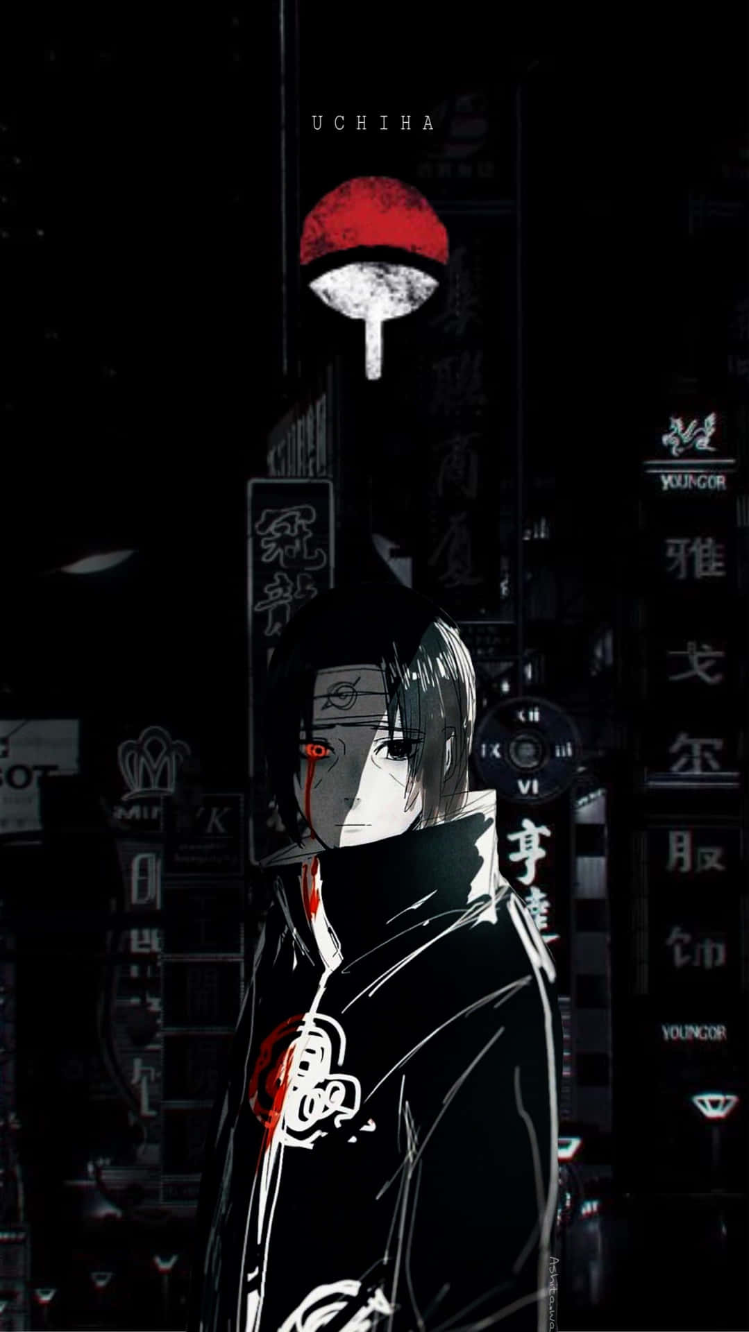 Unlock New Heights With Uchiha iPhone Wallpaper