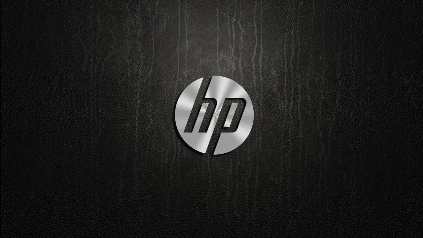 Hp Metal Logo Wallpaper
