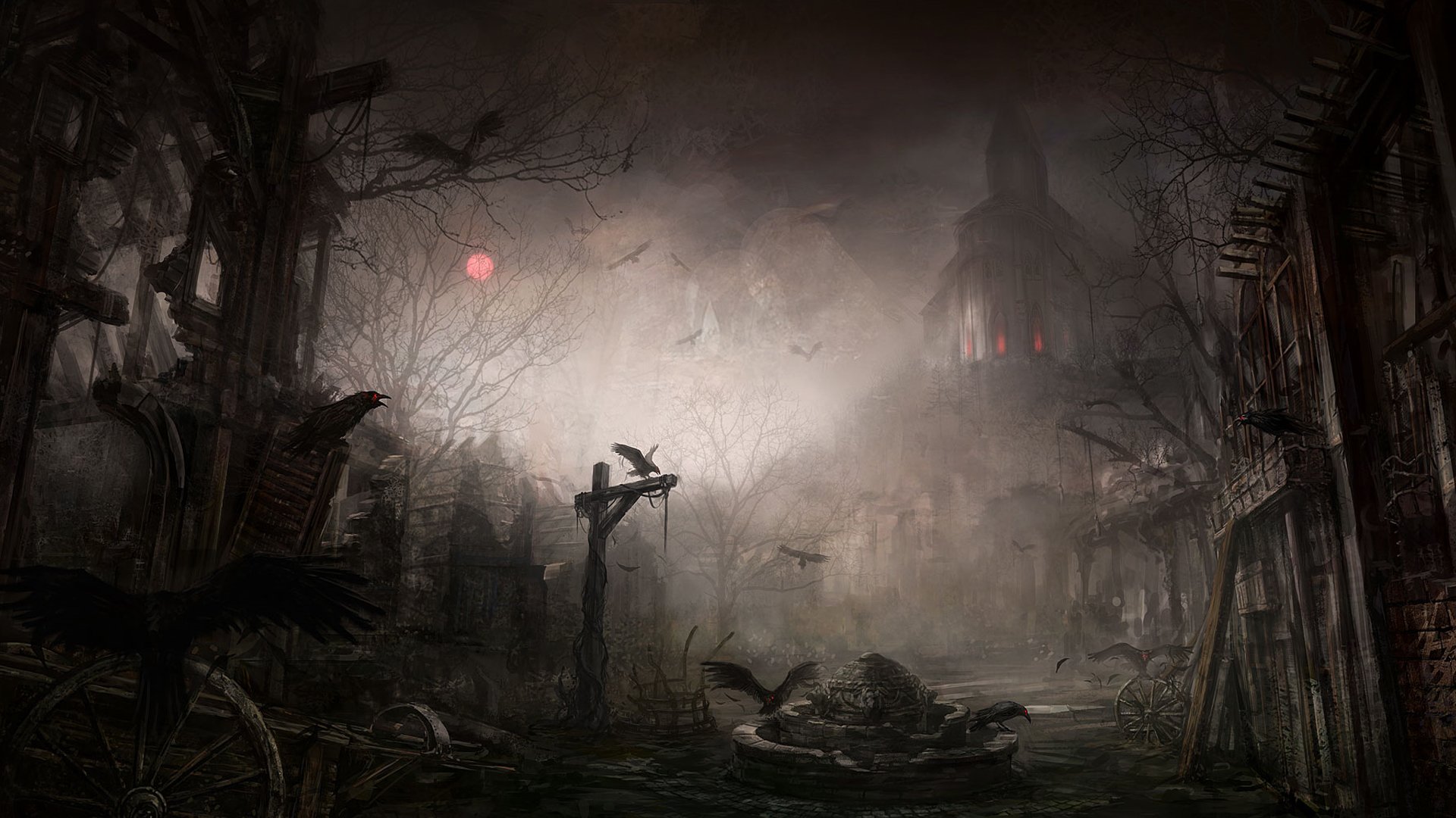 Blizzard Entertainment Artwork Diablo Iii Crows Wallpaper