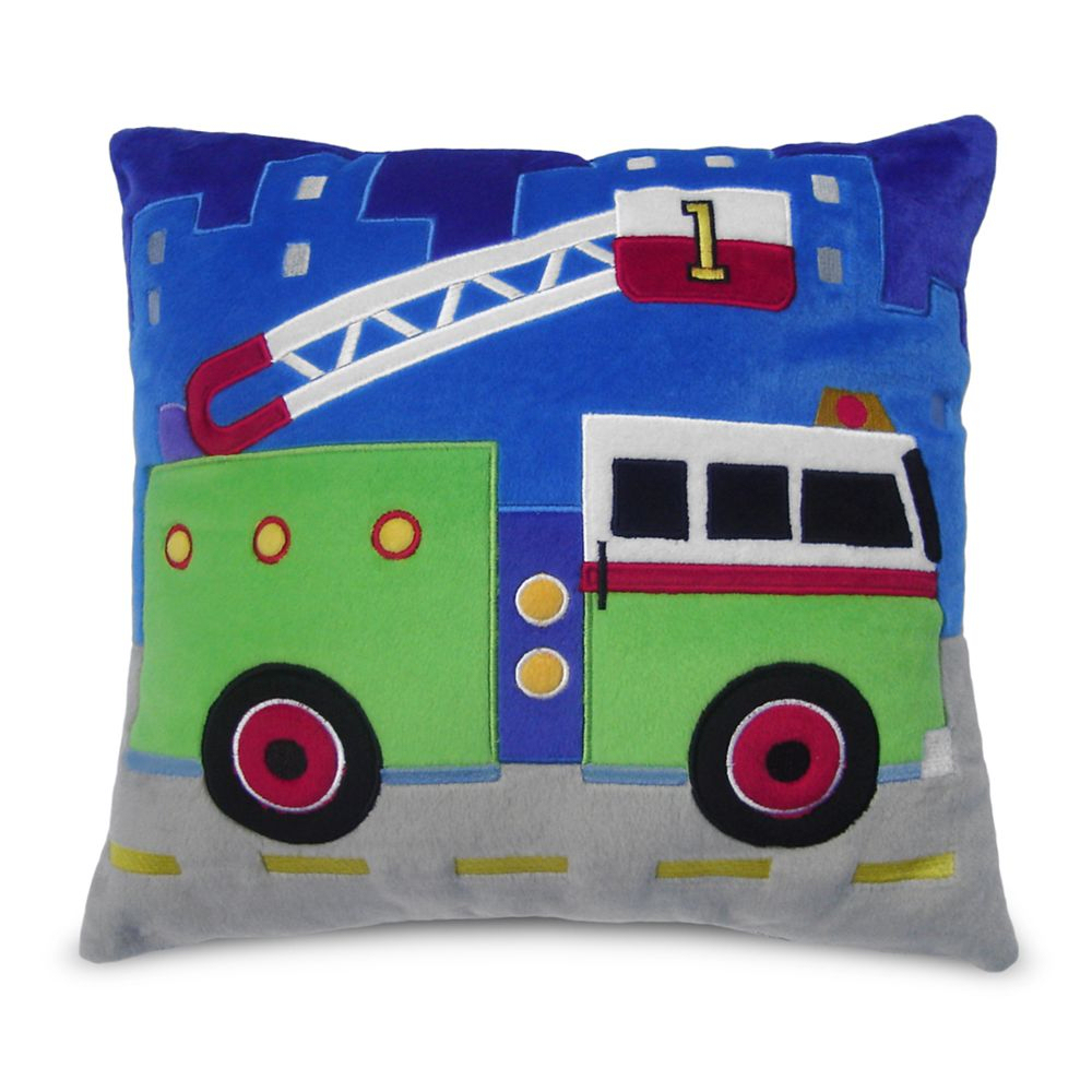 Free Download Fire Truck Wallpaper Border Pillow Sham Fire Truck