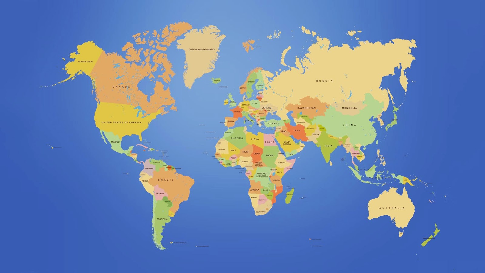 World Map Wallpaper Desktop HD