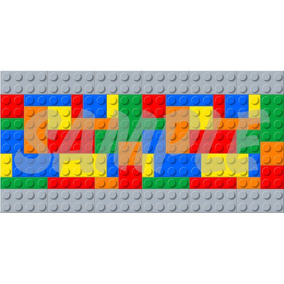  wwwetsycomlisting189235309wall border set lego style blocks 16 ft