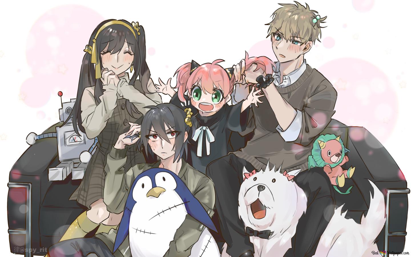 Chaotic And Lovely Family Of The Spy X 4k Wallpaper
