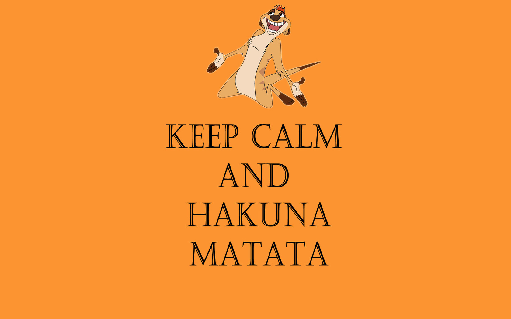 Download Keep Calm and Hakuna Matata wallpaper