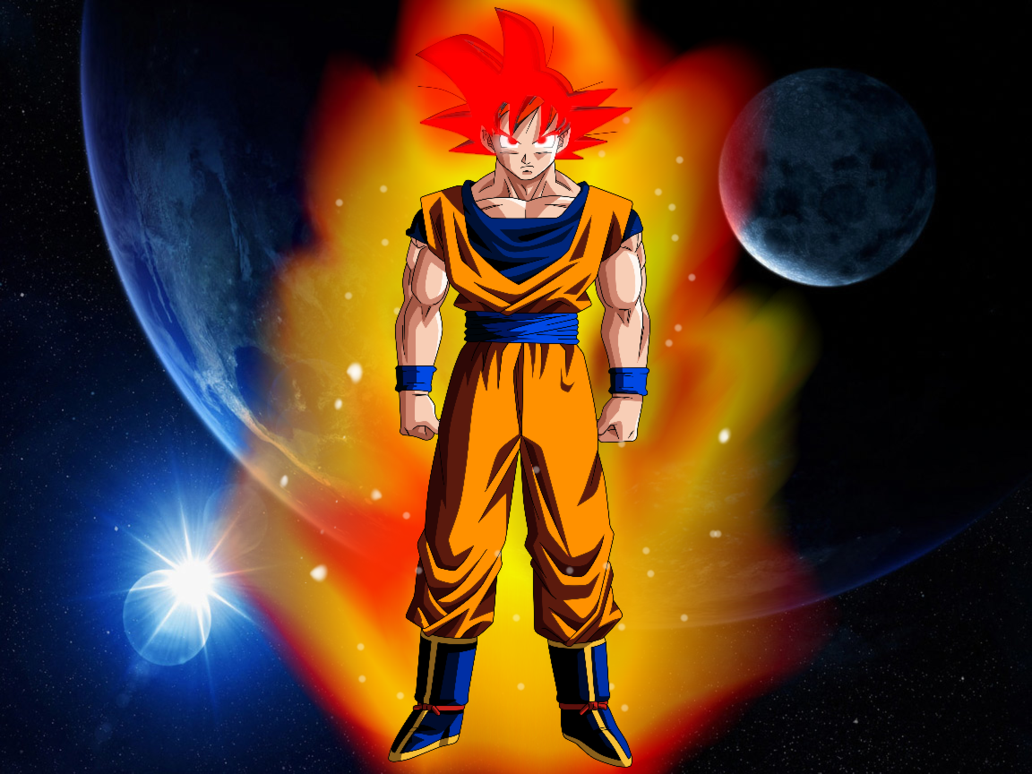 Goku Super Saiyan God Wallpaper By