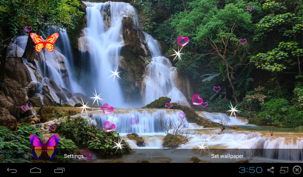 3d Waterfall Wallpaper Android Apps On Google Play