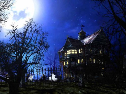 Haunted House Wallpaper Enjoy For Your