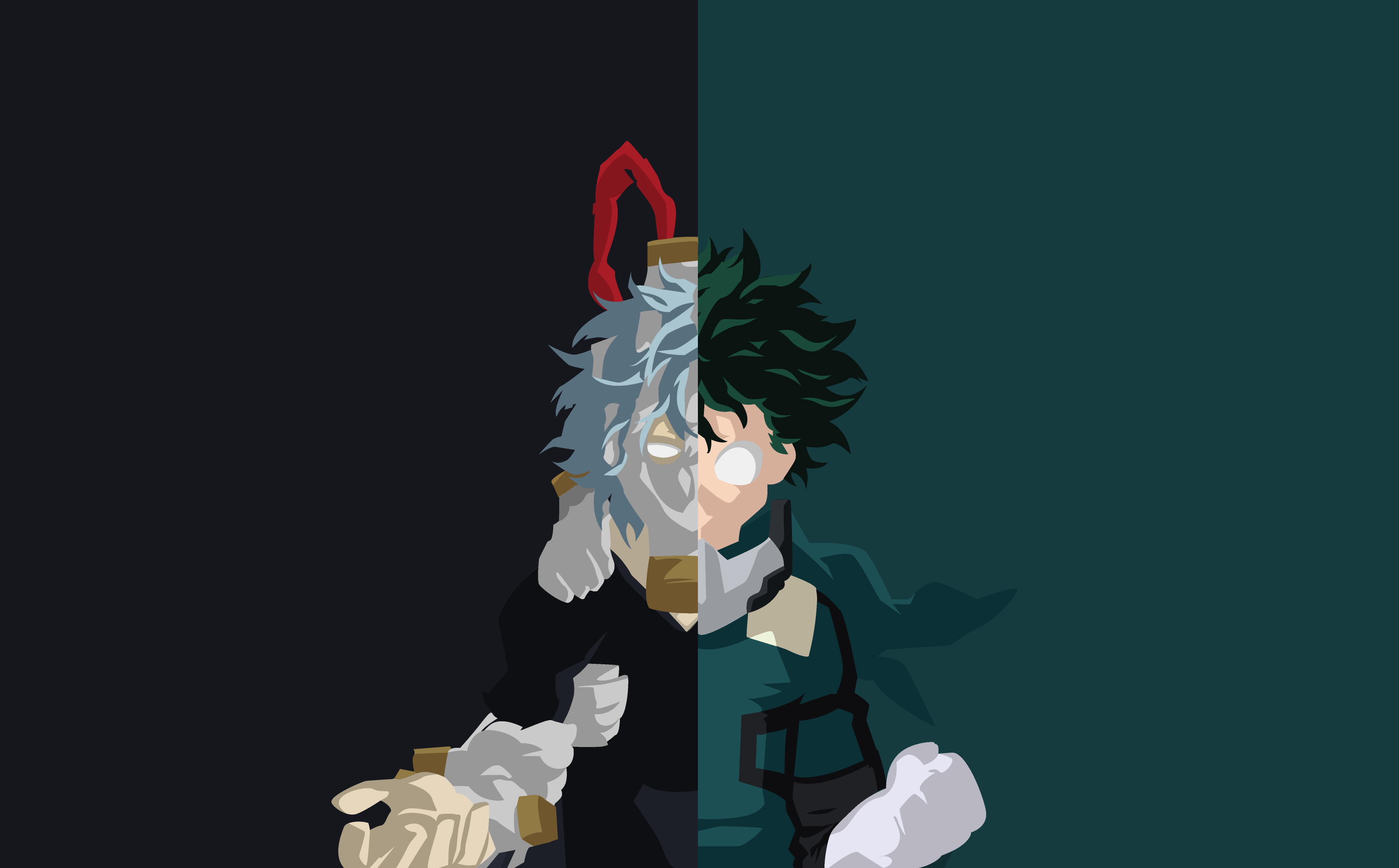 Izuku Midoriya Tomura Shigaraki Anime My Hero Academia HD Wallpaper
