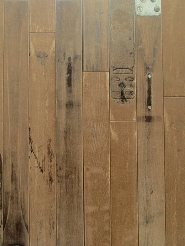 Wallpaper Brown Reclaimed Wood With Metal Detail High Quality