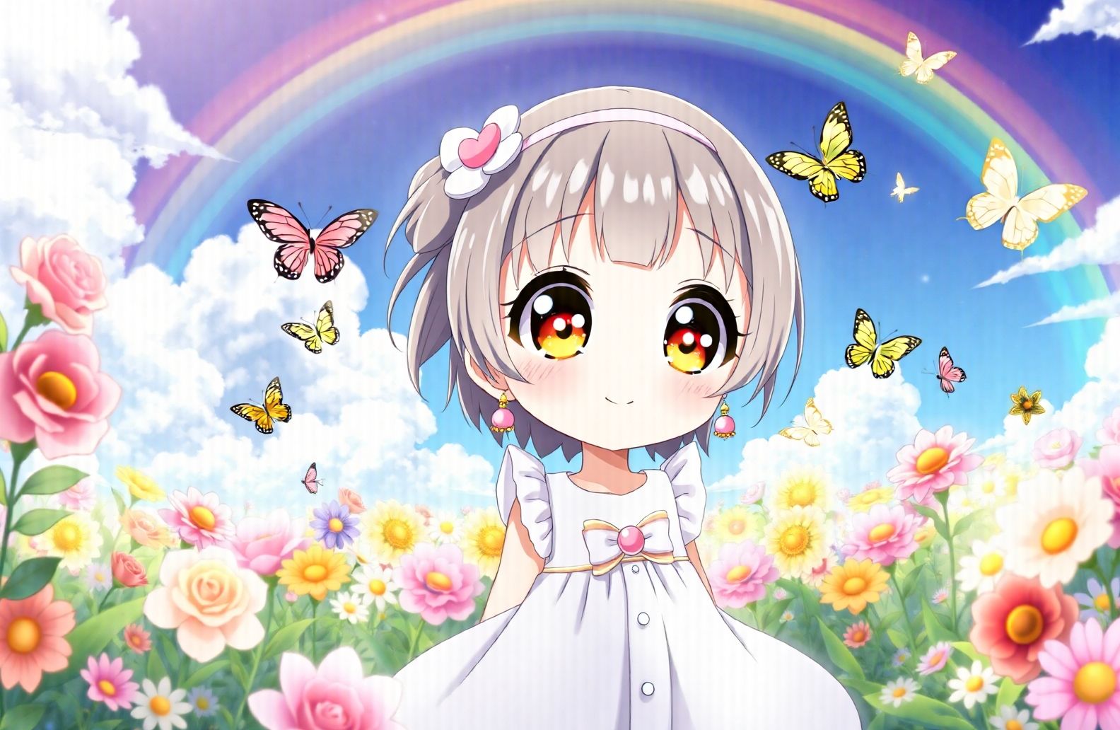 Cute Anime Girls Wallpaper