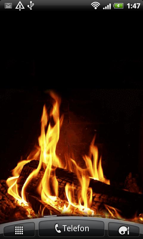 Yeslimited De This Live Wallpaper Is A Fireplace Animation