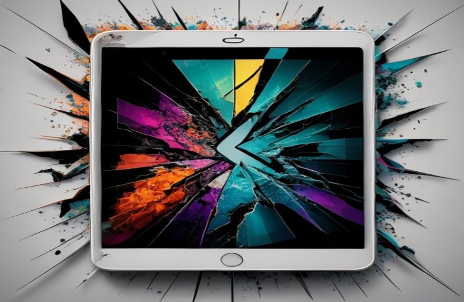 Broken Ipad Wallpaper
