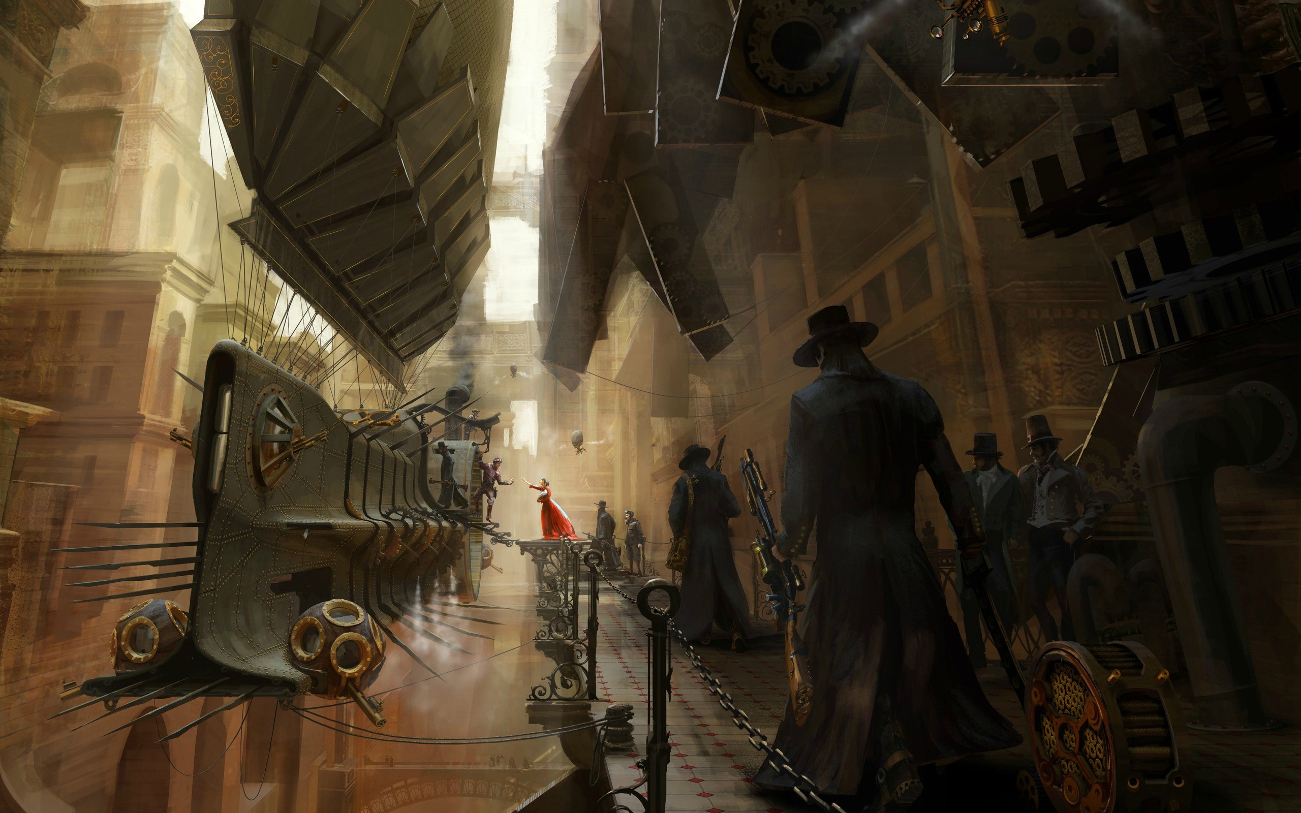 Wallpaper Steampunk Malifaux Sousltone Union