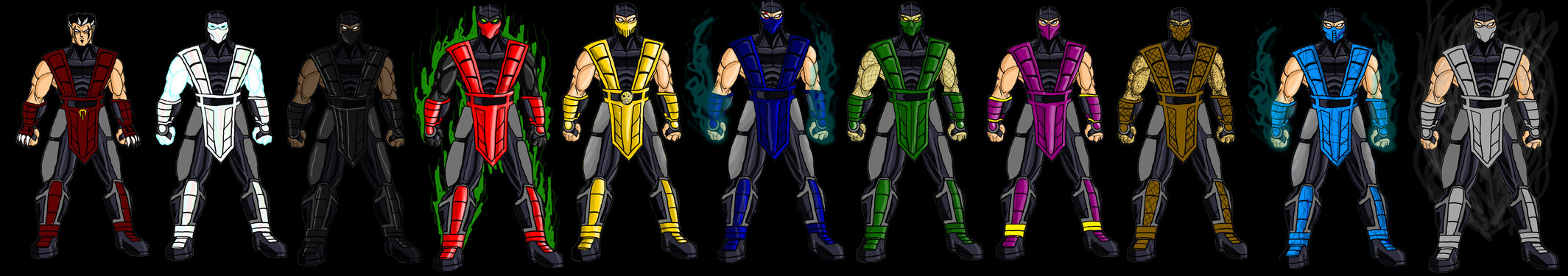 Mortal Kombat Ninjas by dskemmanuel on