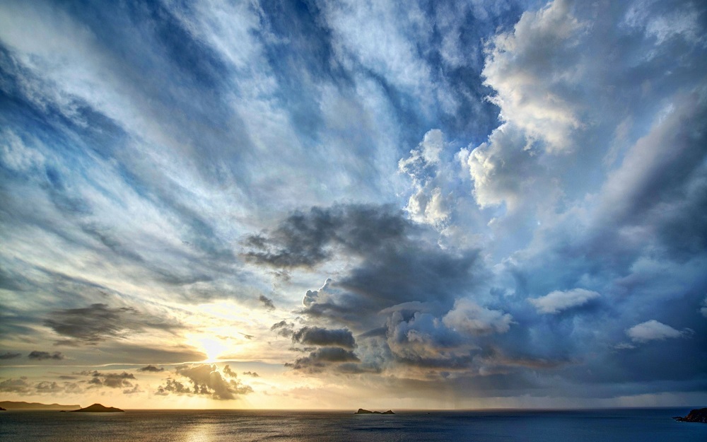 Stormy Sky Above The Sea Wallpaper Beach Weather