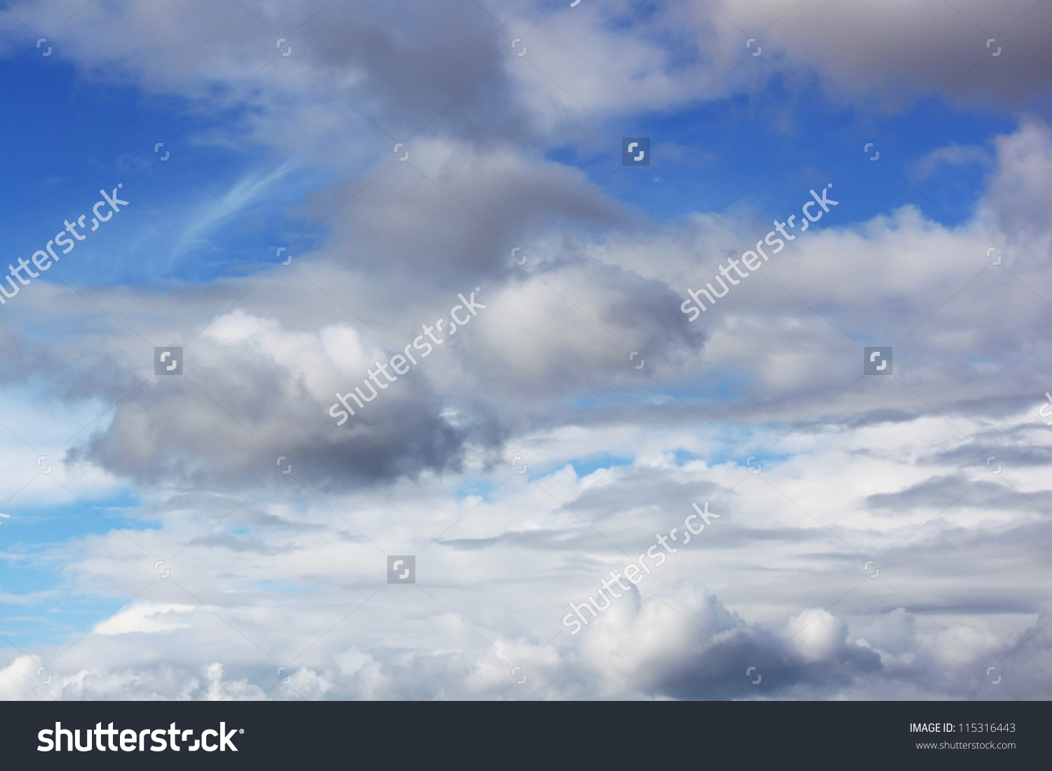 Cloudy Gray Sky Background Stock Photo Shutterstock