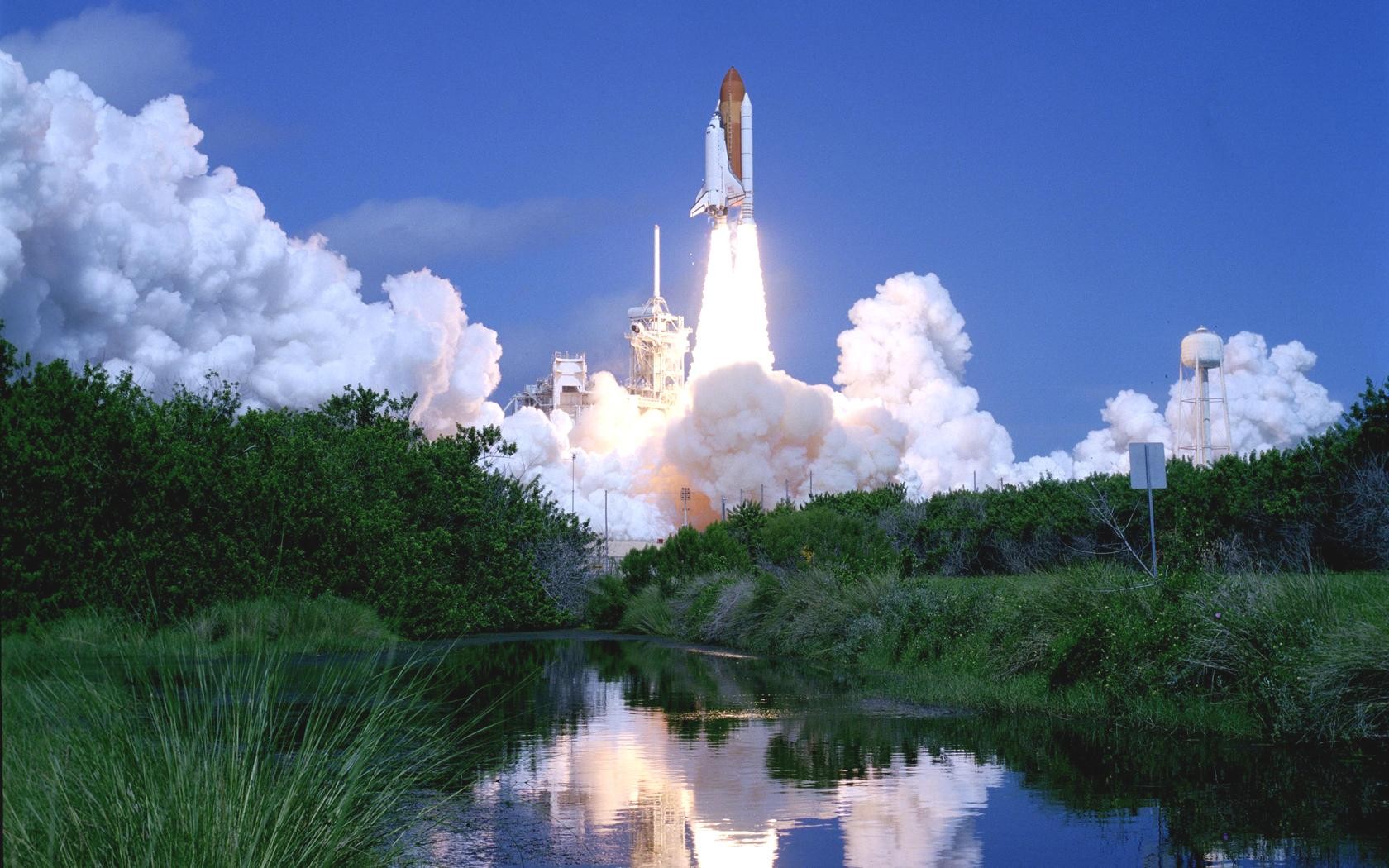 Wallpaper Landscapes Rockets Space Shuttle Nasa Launch