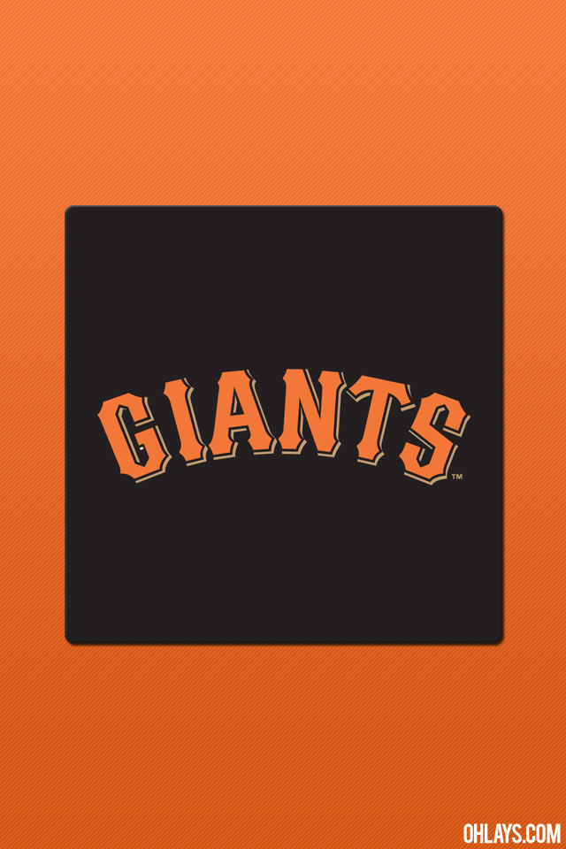 San Francisco Giants iPhone Wallpaper Ohlays