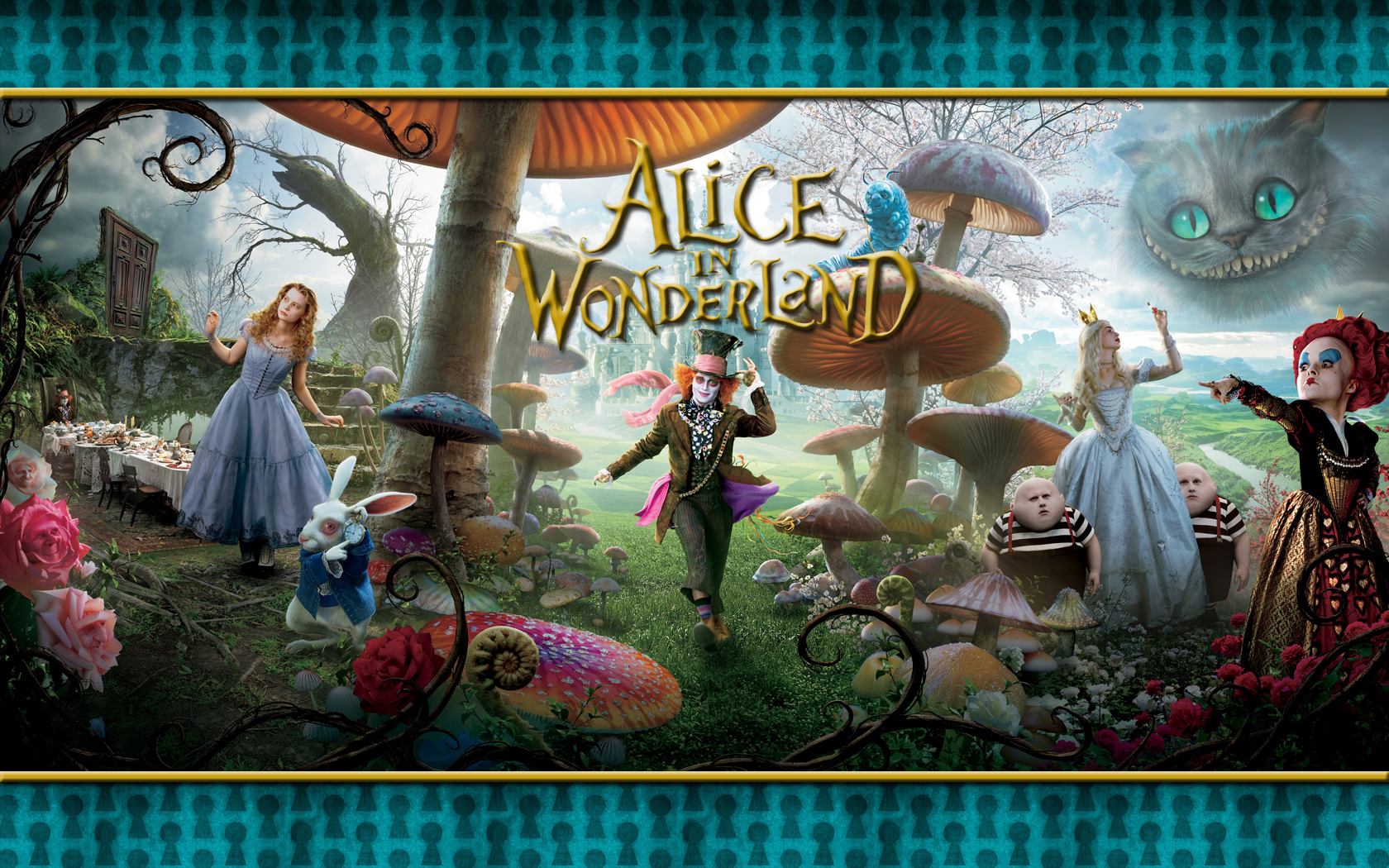 Alice In Wonderland Wallpaper By Aniukha
