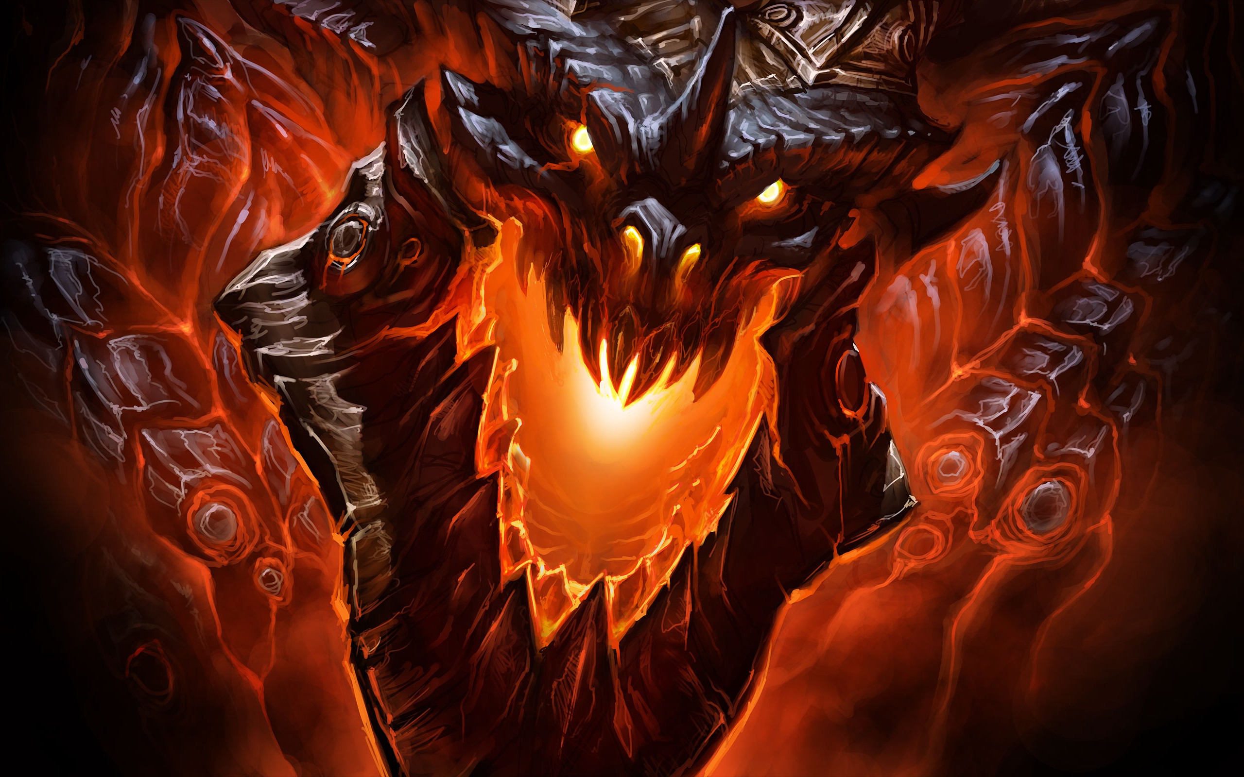 World Of Warcraft Cataclysm Deathwing Desktop Wallpaper