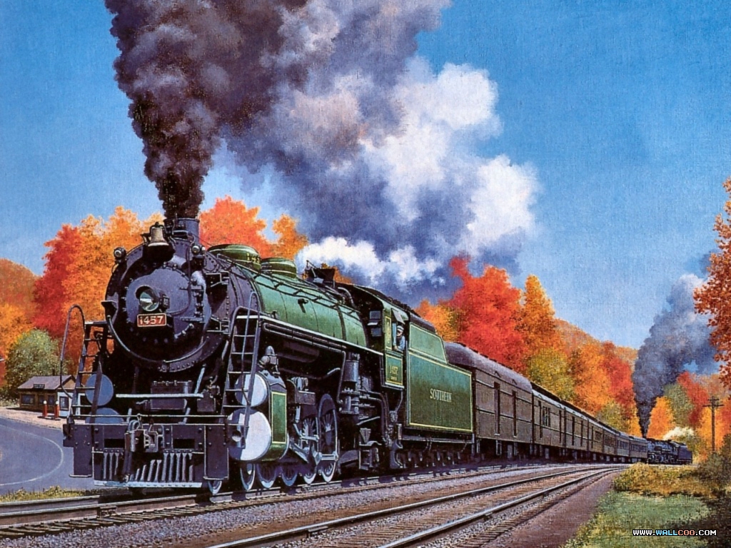 Art Train Painting Journeys By Howard Fogg Asheville