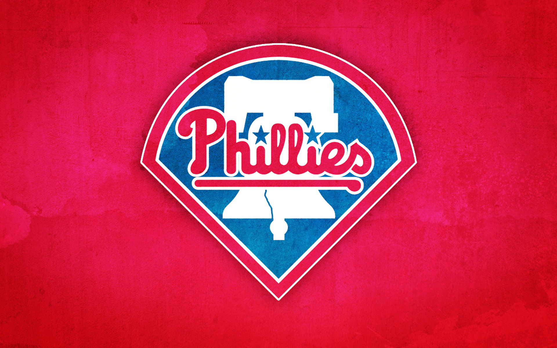 Phillies Logo on Red Stained Background 1920 x 1200 1024 x 640