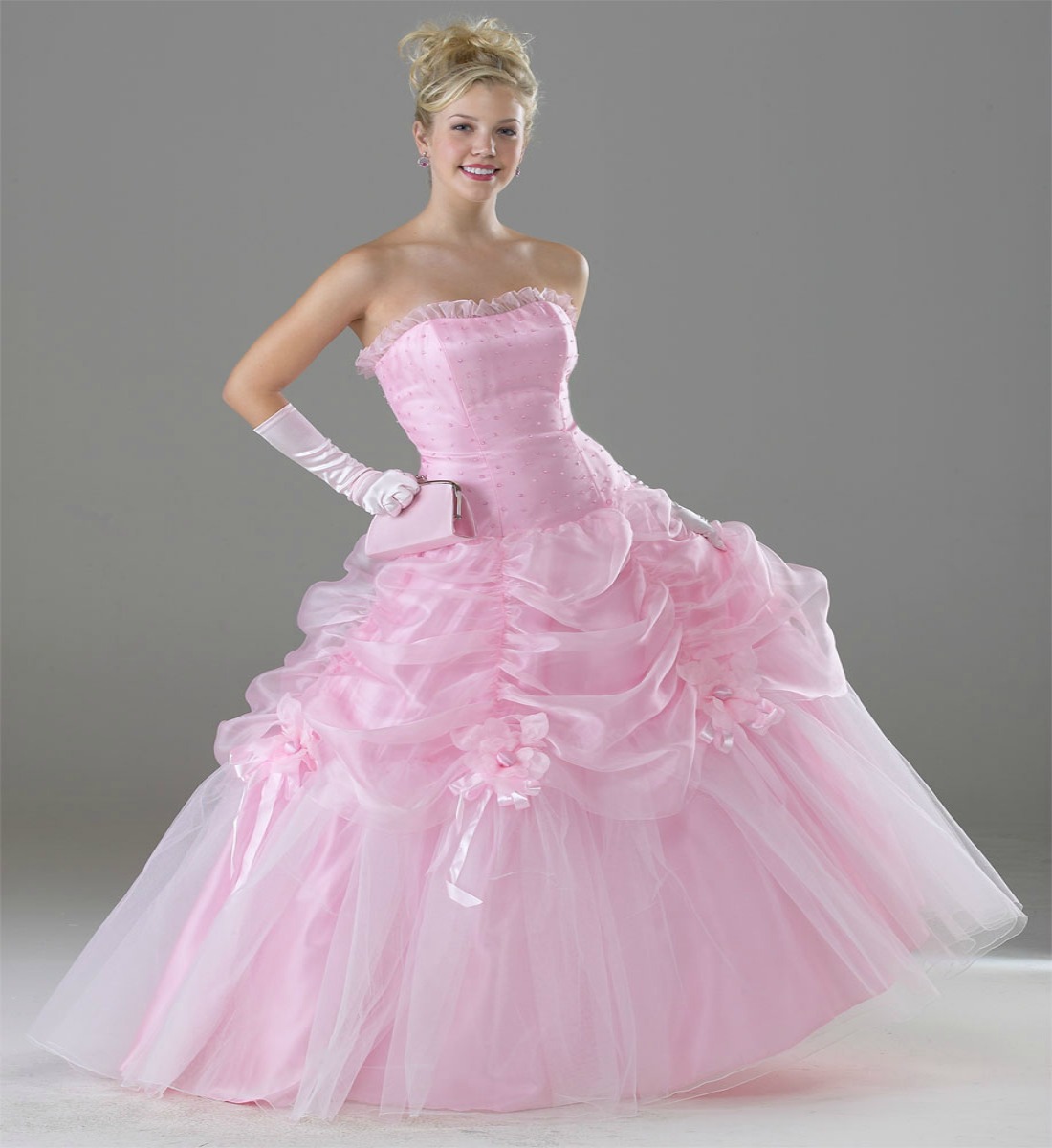 Pink Bridal Dress Wallpaper