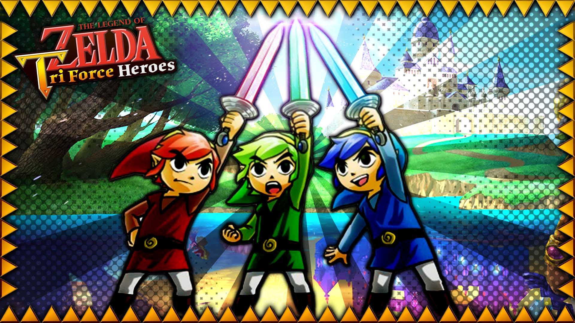 Speedart The Legend Of Zelda Triforce Heroes Wallpaper