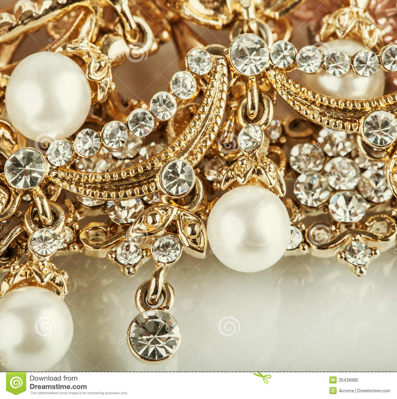 Diamonds And Pearls Background