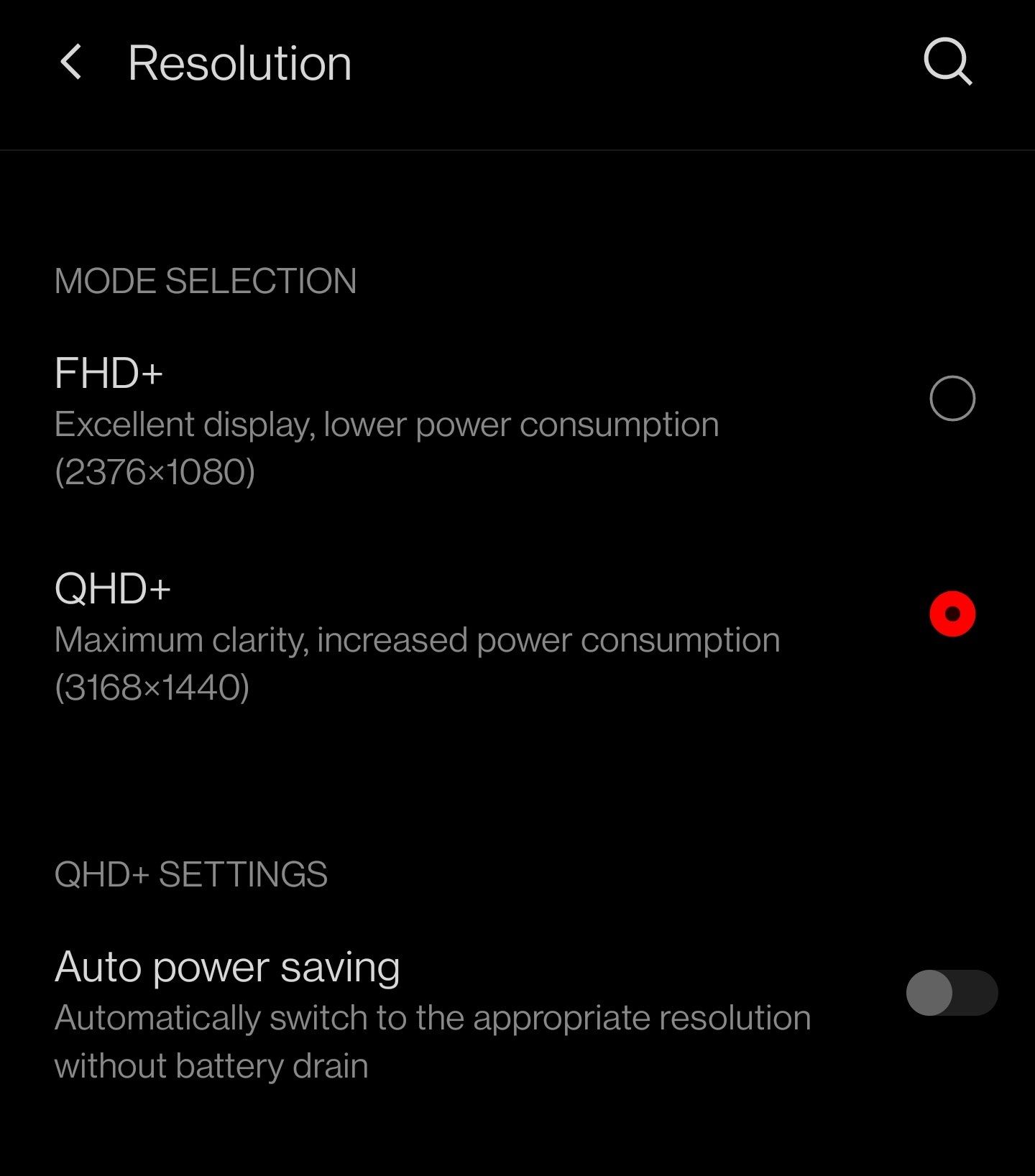 Auto Resolution Switch Oneplus Munity