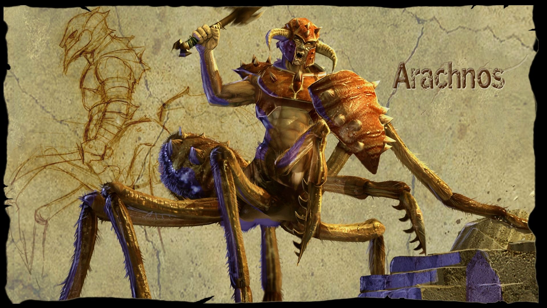 Arachnos Wallpaper From Titan Quest Anniversary Edition