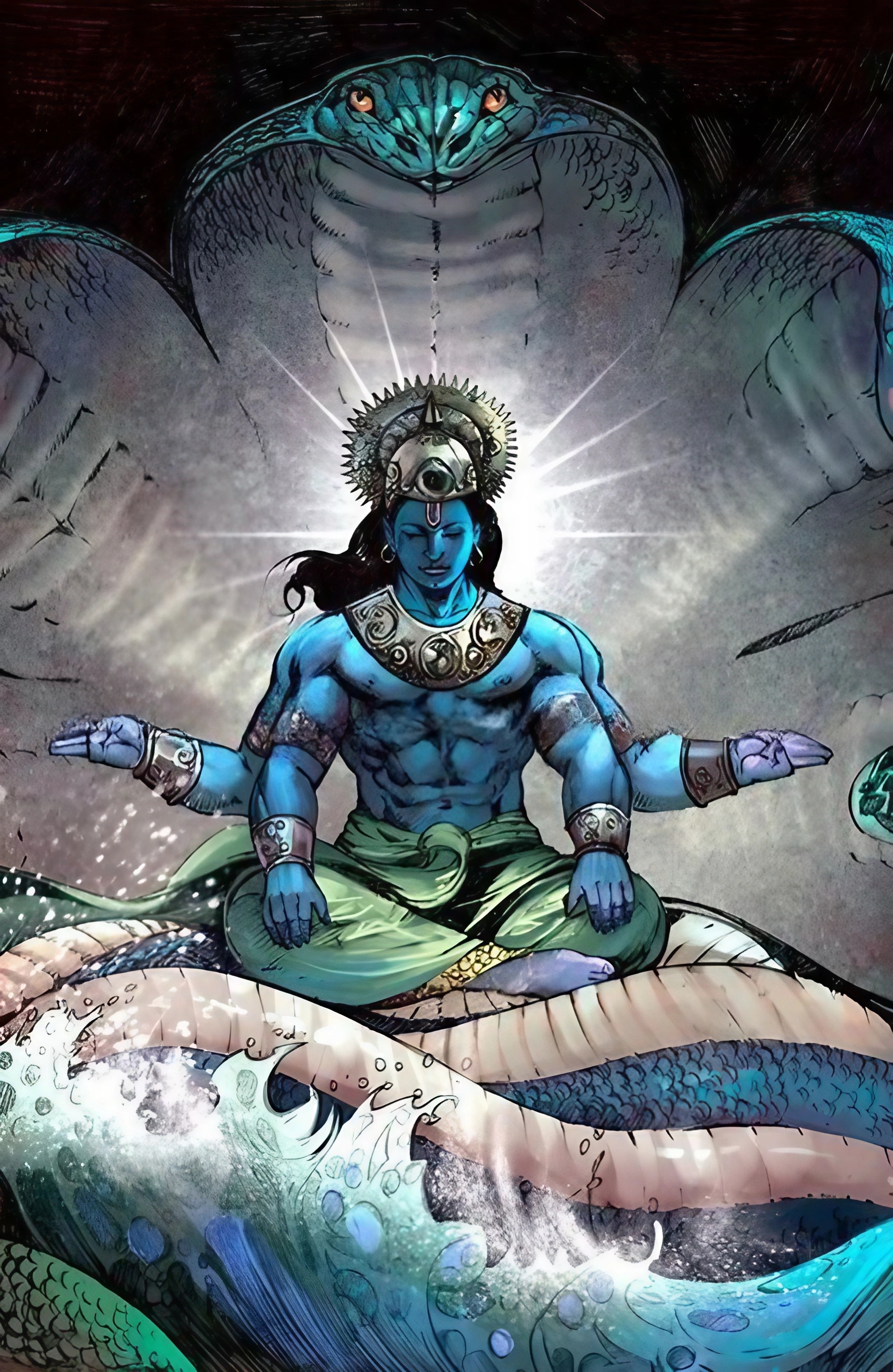 Vishnu Wallpaper On