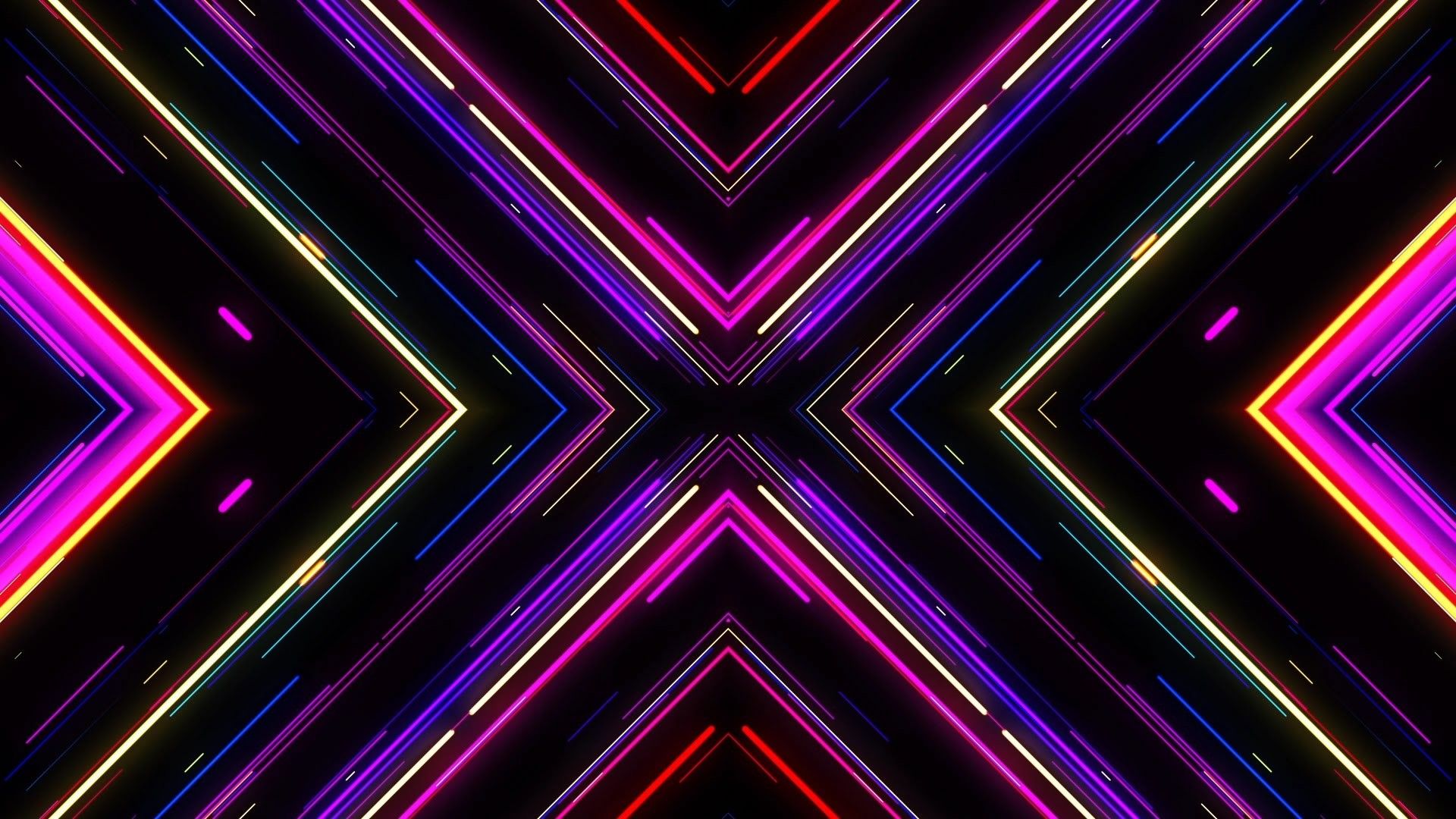 Neon Lights HD Wallpaper On