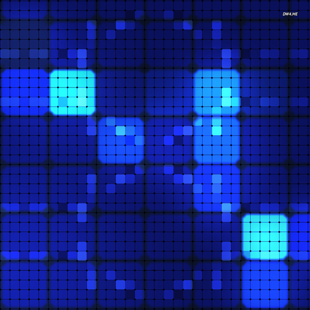 Blue Squares Wallpaper Abstract