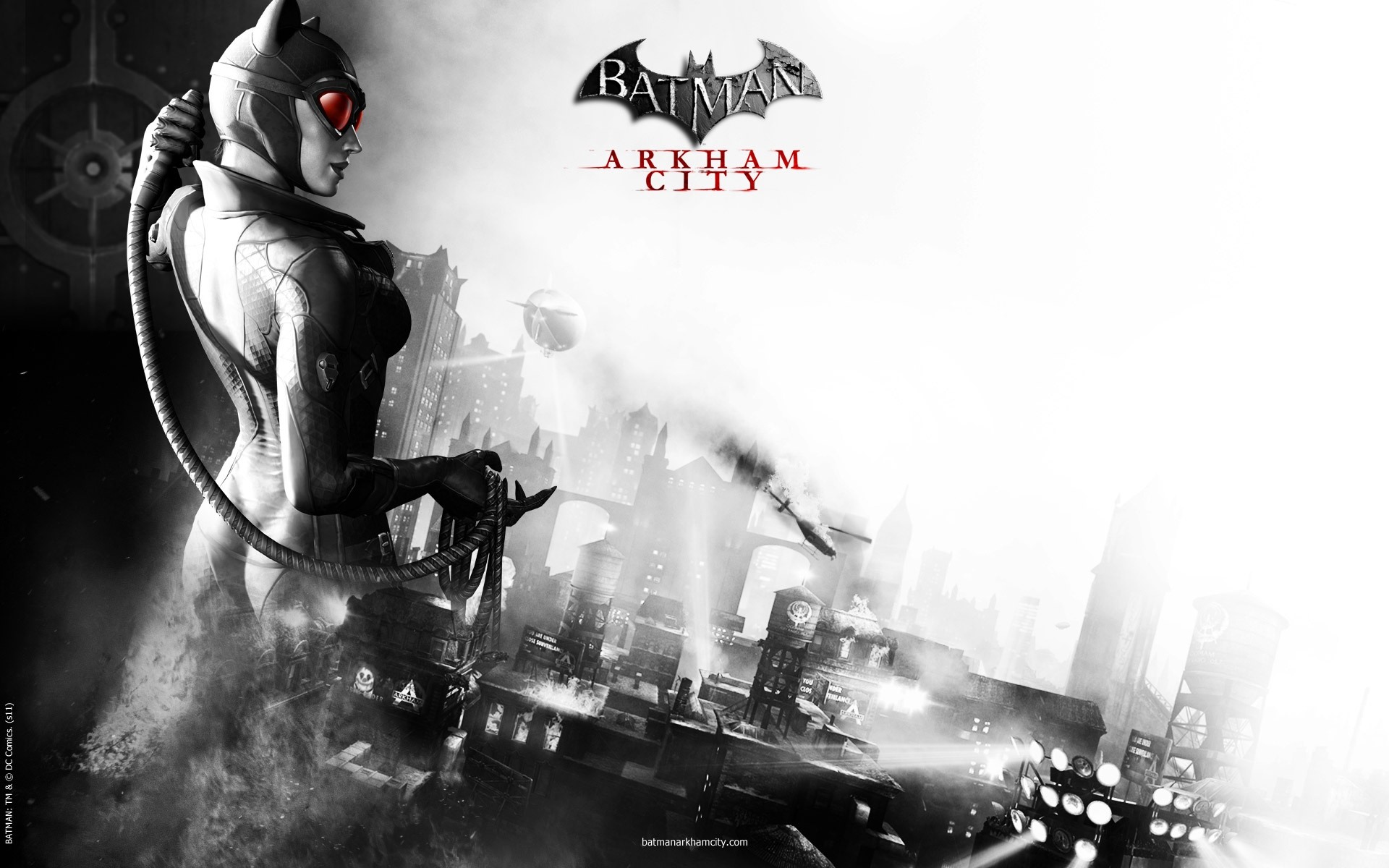 City Batman Arkham Catwoman Wallpaper Original