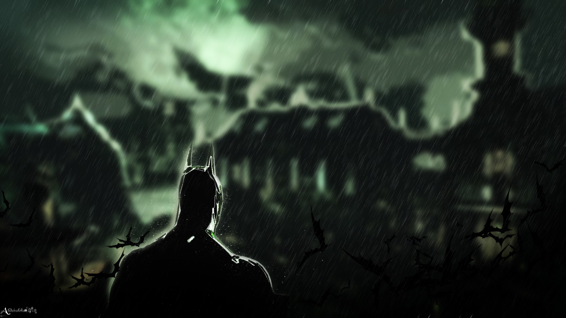 Batman Rain Wallpaper Knight Arkham