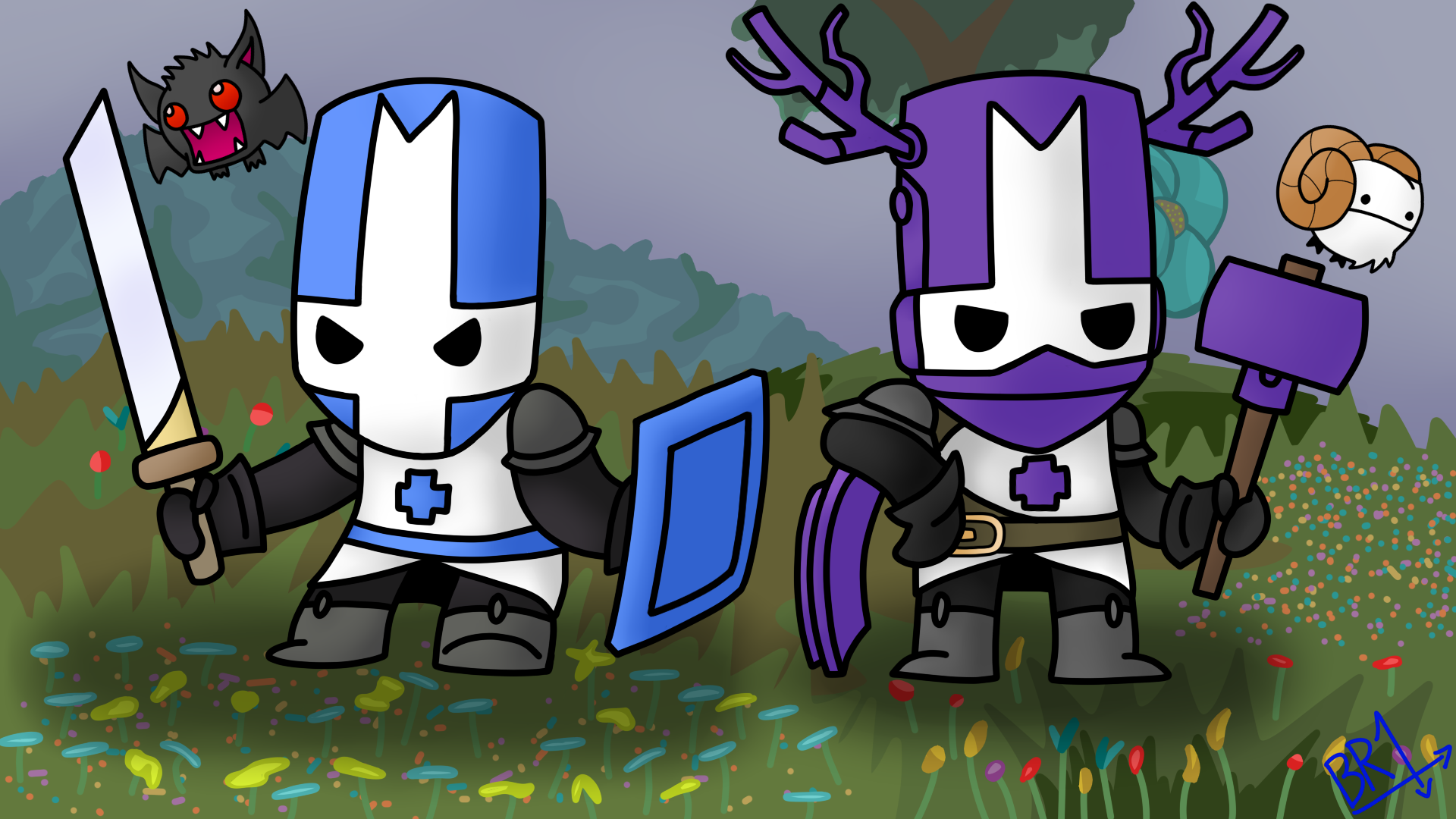 Castle Crashers Wallpaper Test By Brunoxable On Newgrounds