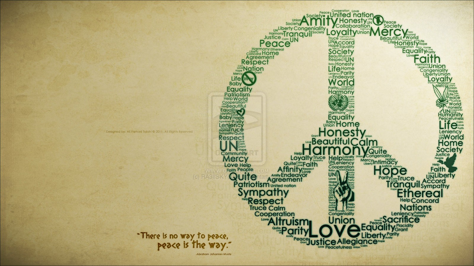Text Peace Wallpaper Typography Life